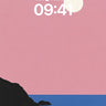 Serenity Bloom Wallpaper with Lunar Stillness wallpaper for iPhone, iPad & Mac