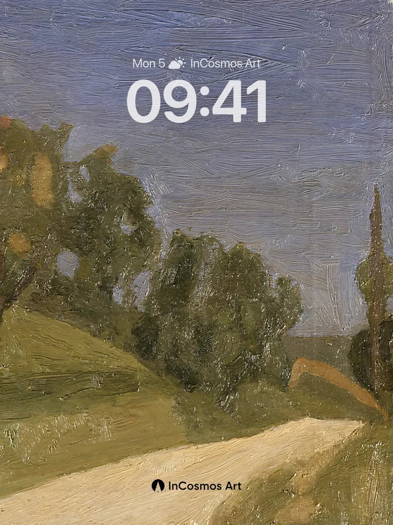 Whispering Path Wallpaper with Dappled Light