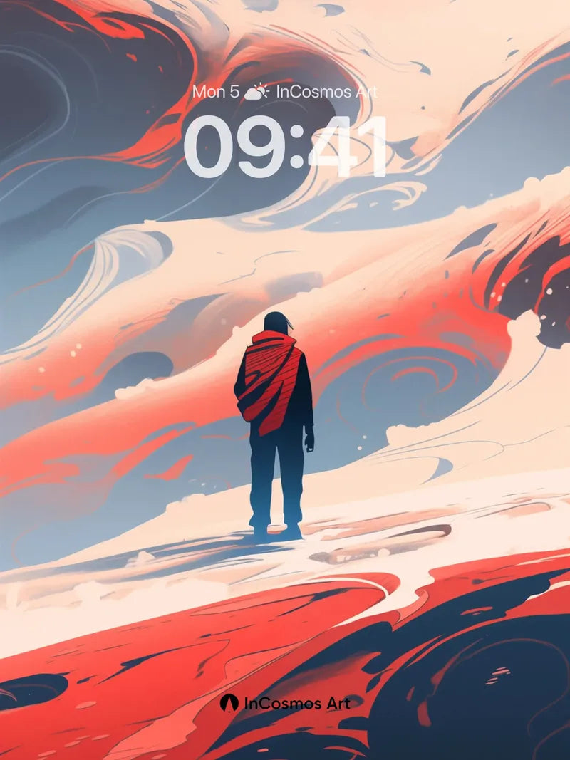 Ethereal Tides Wallpaper with Cosmic Drift