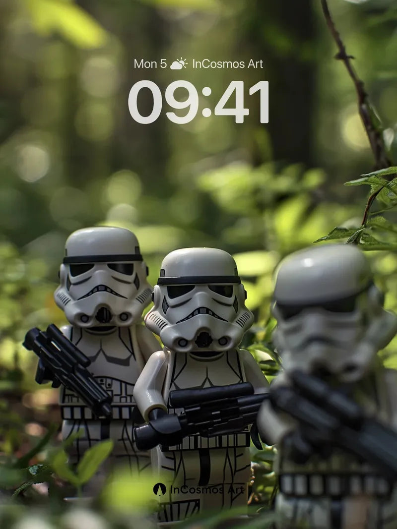 Forest Sentinel Wallpaper with Stormtrooper Echo
