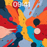 Vibrant Paint Splash Wallpaper wallpaper for iPhone, iPad & Mac