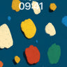 Vibrant Abstract Shapes on Deep Blue Wallpaper wallpaper for iPhone, iPad & Mac