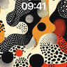 Playful Dots Wallpaper with Organic Flow wallpaper for iPhone, iPad & Mac