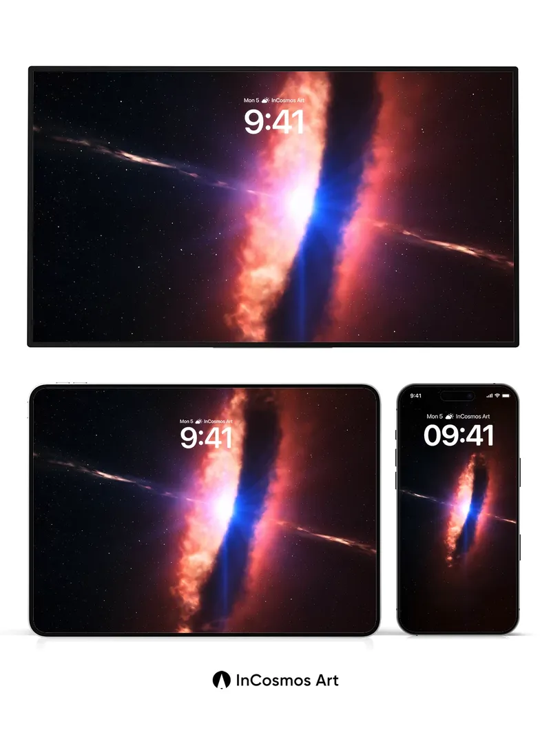 Cosmic Veil Wallpaper with Nebula Pulse