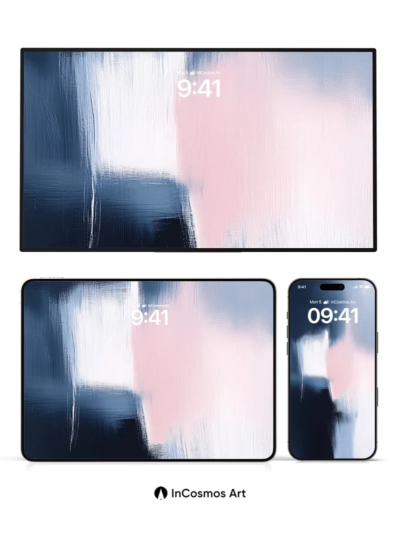 Silent Hush Abstract Wallpaper with Soft Light Drift