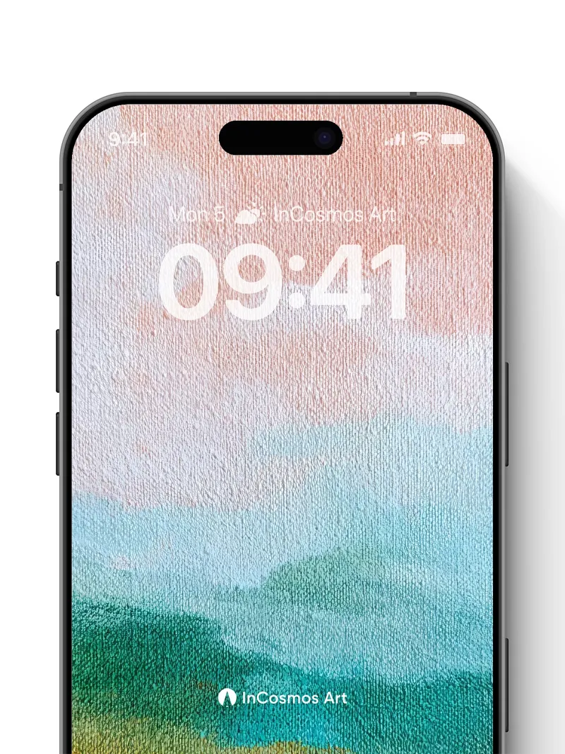 Horizon Hush Wallpaper with Soft Gradient Flow