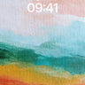 Horizon Hush Wallpaper with Soft Gradient Flow wallpaper for iPhone, iPad & Mac