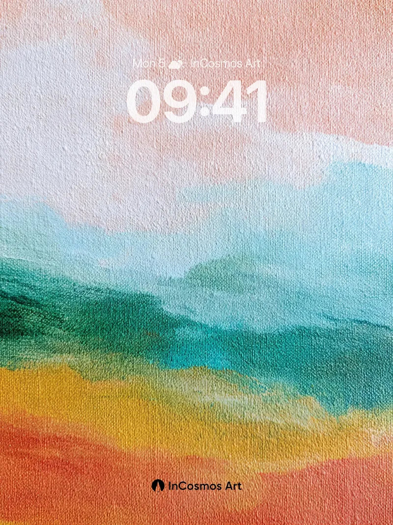 Horizon Hush Wallpaper with Soft Gradient Flow