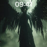 Shadowed Wings Wallpaper with Drowned Light wallpaper for iPhone, iPad & Mac
