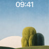 Serenity Grove Wallpaper with Sunlit Hush wallpaper for iPhone, iPad & Mac
