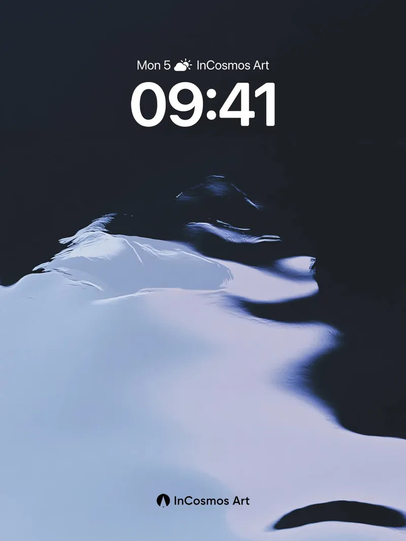 Silent Depth Wallpaper with Liquid Shadows