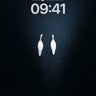 Serenity Swans Wallpaper with Midnight Water wallpaper for iPhone, iPad & Mac