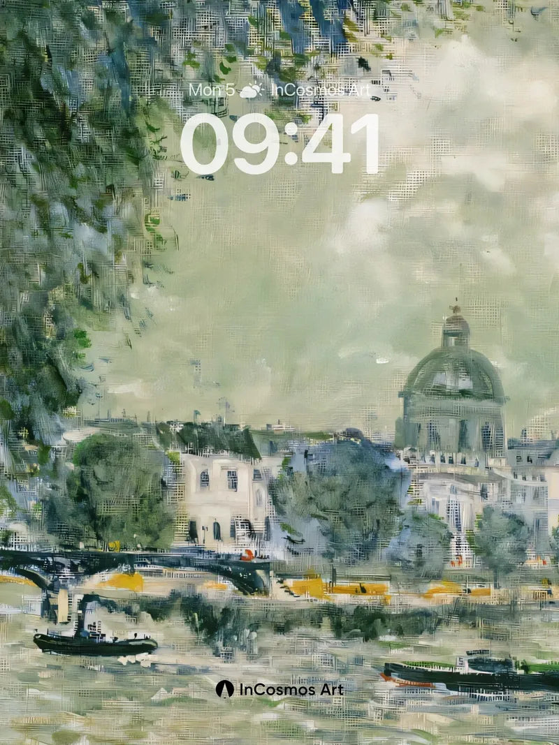 Whispering River Wallpaper with Dome Reverie