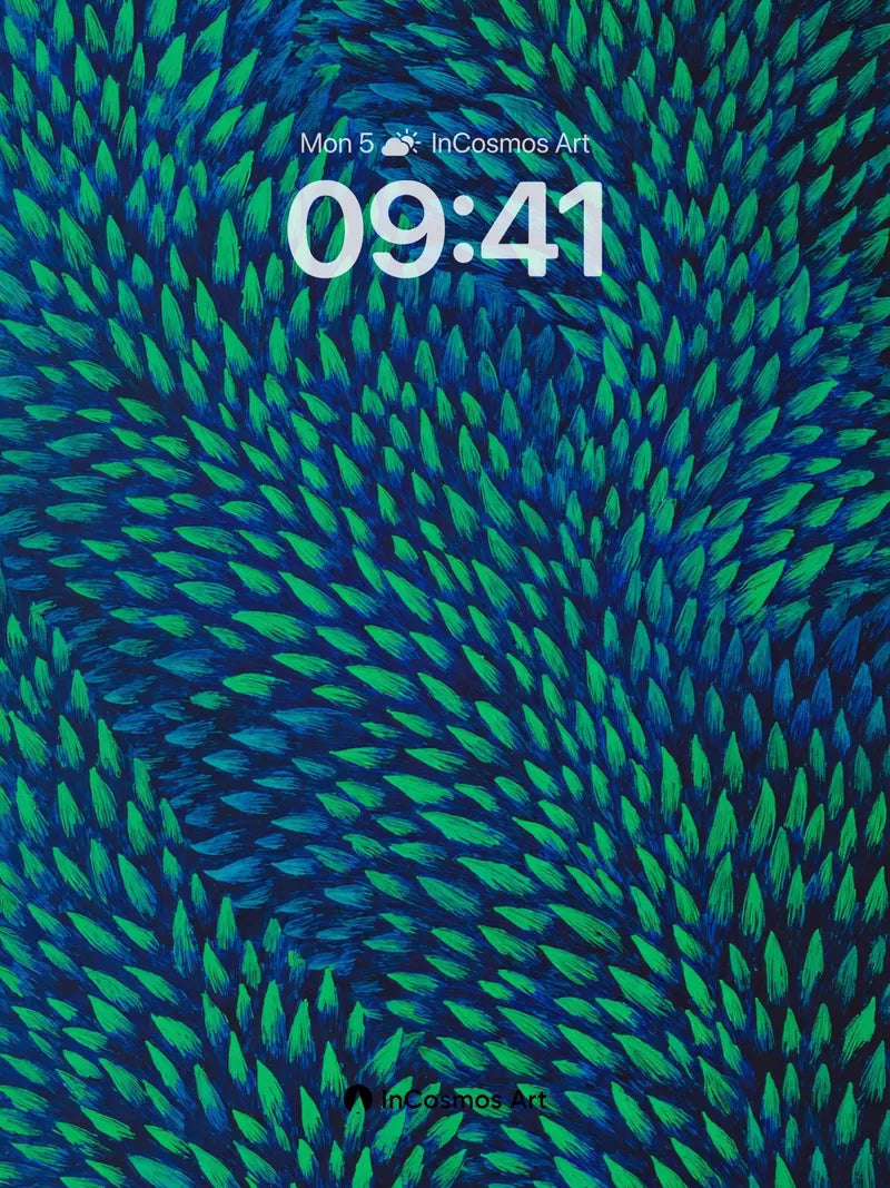 Deep Current Wallpaper with Brushed Motion wallpaper for iPhone, iPad & Mac