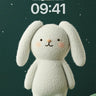 Moonlit Hare Wallpaper with Soft Knit Texture wallpaper for iPhone, iPad & Mac