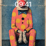 Melancholy Clown Wallpaper with Polka-Dot Texture wallpaper for iPhone, iPad & Mac
