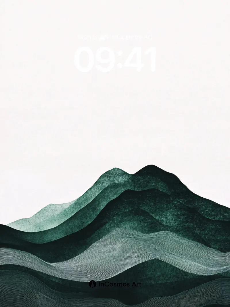 Serenity Ridge Wallpaper with Whispering Lines