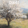 Serenity Bloom Wallpaper with Soft Light Veil wallpaper for iPhone, iPad & Mac