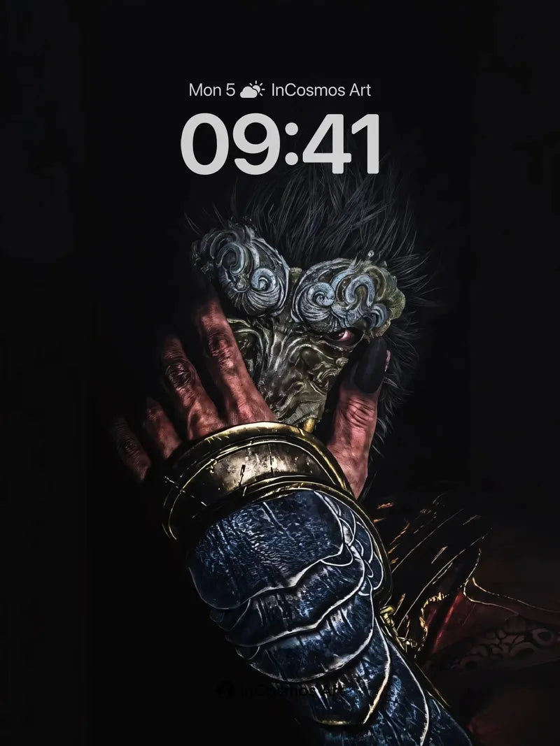 Shadowed Gaze Wallpaper with Armor and Myth