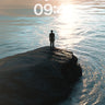 Solitary Horizon Wallpaper with City Silhouette wallpaper for iPhone, iPad & Mac