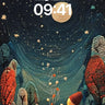 Starry Knit Wallpaper with Moonlit Campfire wallpaper for iPhone, iPad & Mac