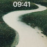 Starry River Night Sky Wallpaper Background