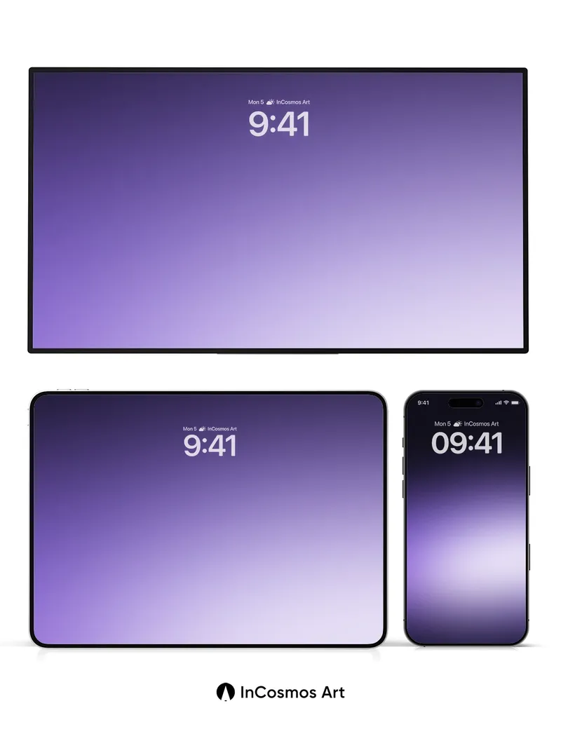 Luminous Void Wallpaper with Ethereal Gradient