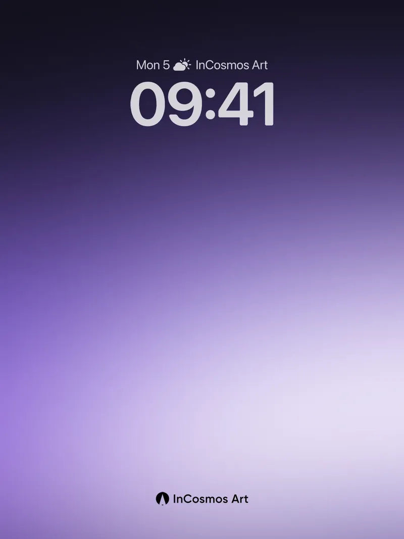 Luminous Void Wallpaper with Ethereal Gradient