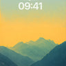 Sunset Mountain Gradient Wallpaper wallpaper for iPhone, iPad & Mac