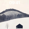 Silent Snowdrift Wallpaper with Midnight Hut wallpaper for iPhone, iPad & Mac