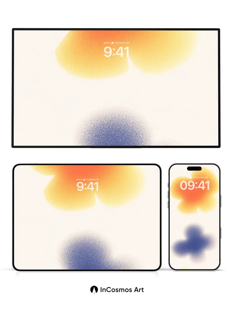 Hazy Bloom Wallpaper with Soft Edges