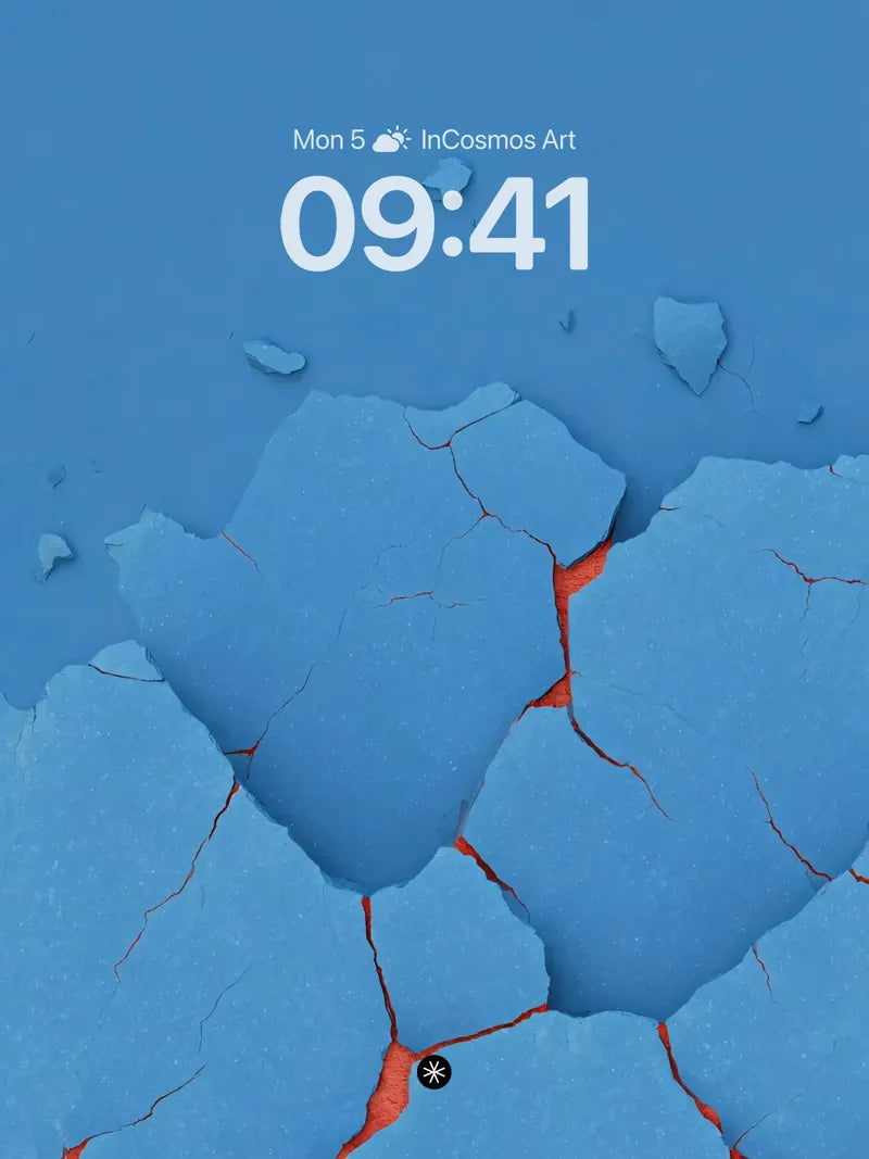 Cracked Serenity Abstract Background wallpaper for iPhone, iPad & Mac