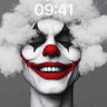 Smiling Shadow Wallpaper with Cloud Hair wallpaper for iPhone, iPad & Mac