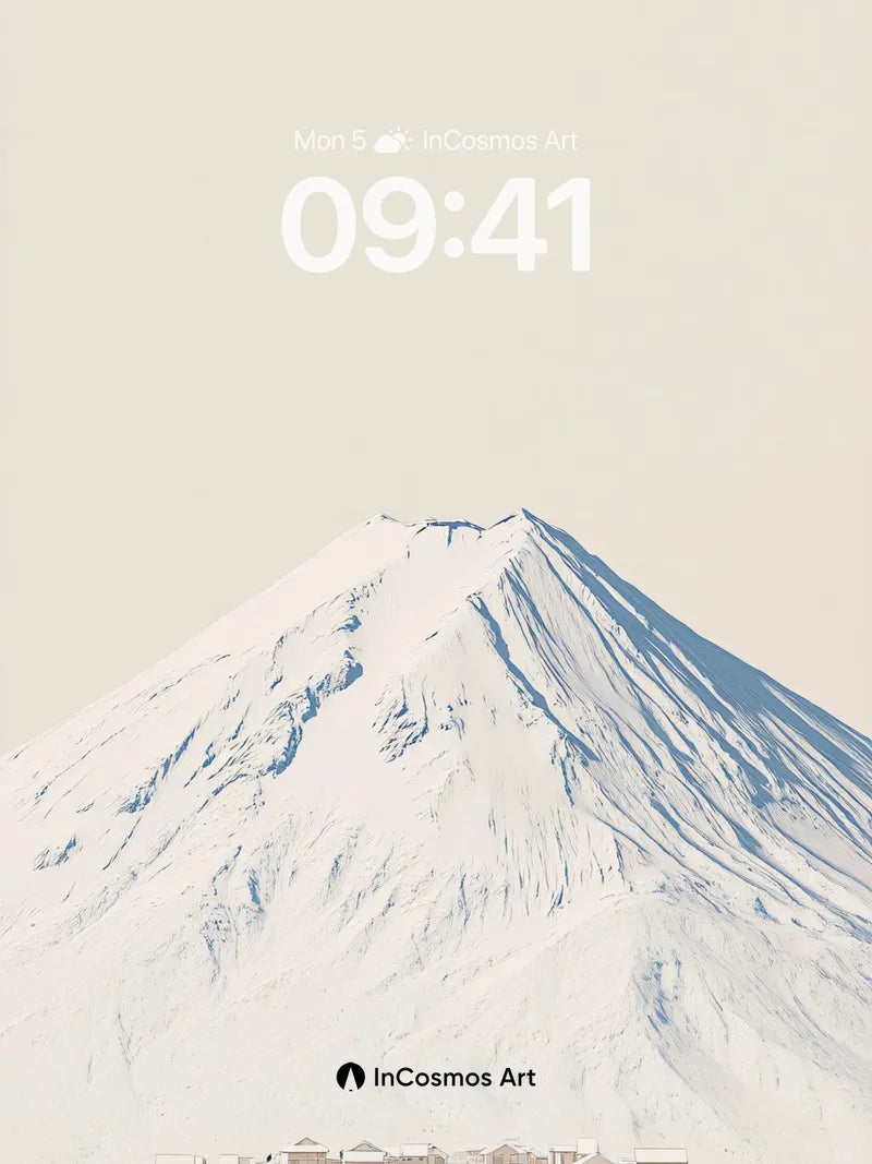 Silent Summit Wallpaper with Frozen Stillness