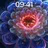 Luminous Bloom Wallpaper with Cosmic Petals wallpaper for iPhone, iPad & Mac
