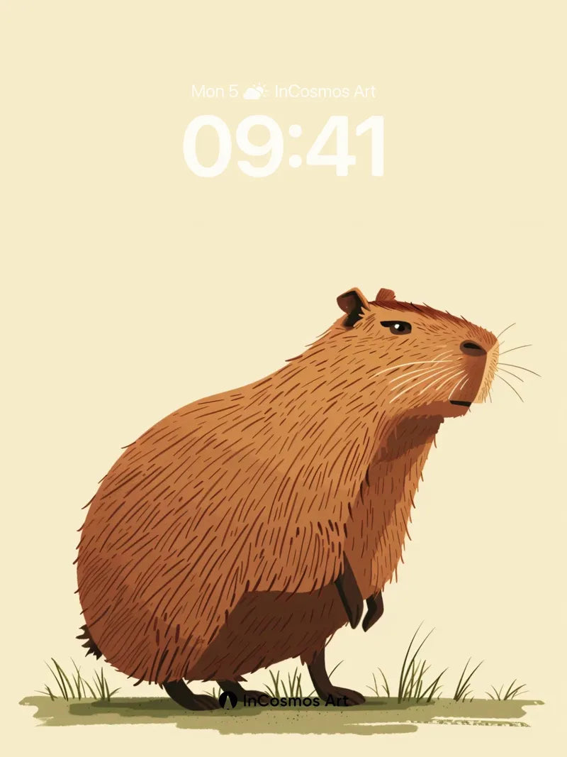 Whispering Fur Wallpaper with Gentle Light