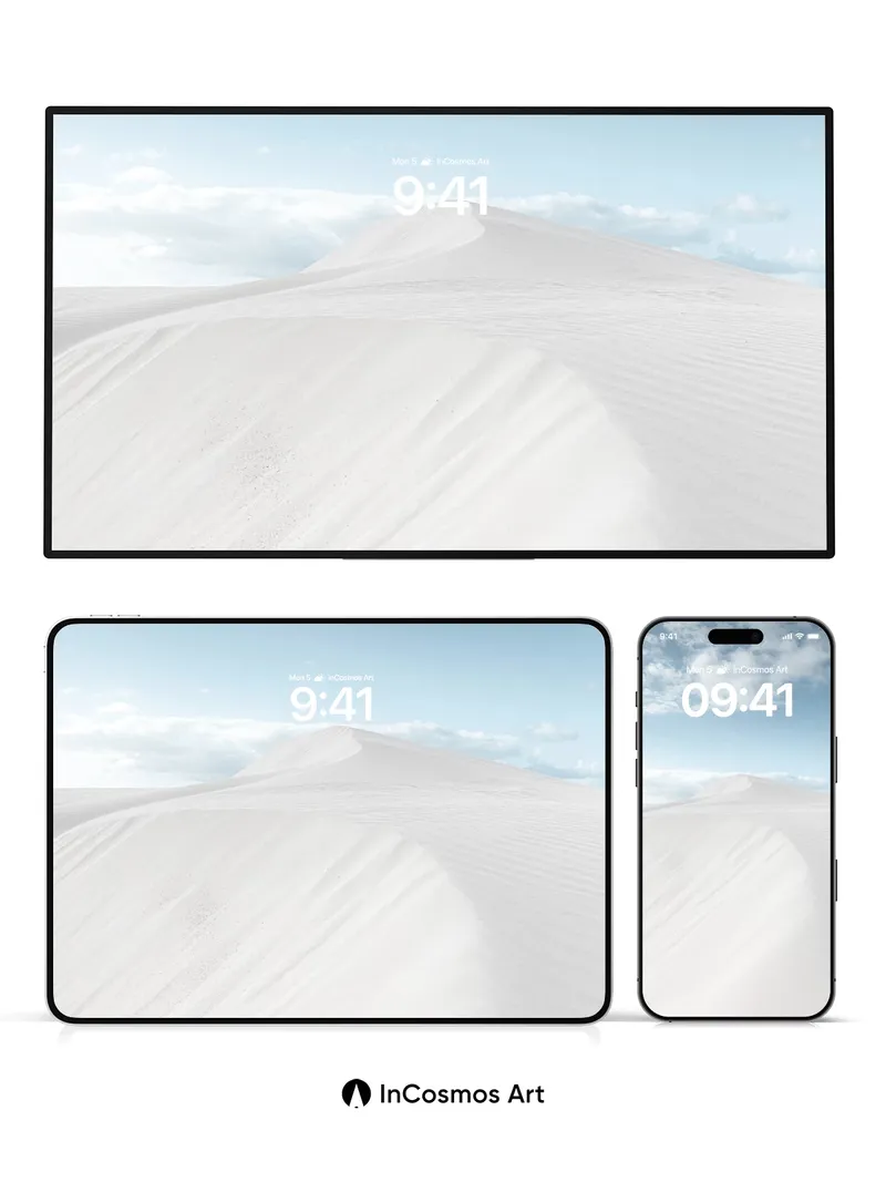 Serenity Dune Wallpaper with Whispering Ripples