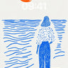 Serenity Sea Wallpaper with Polka-Dot Silhouette wallpaper for iPhone, iPad & Mac