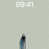 Solitary Ascent Wallpaper with Infinite Sky wallpaper for iPhone, iPad & Mac