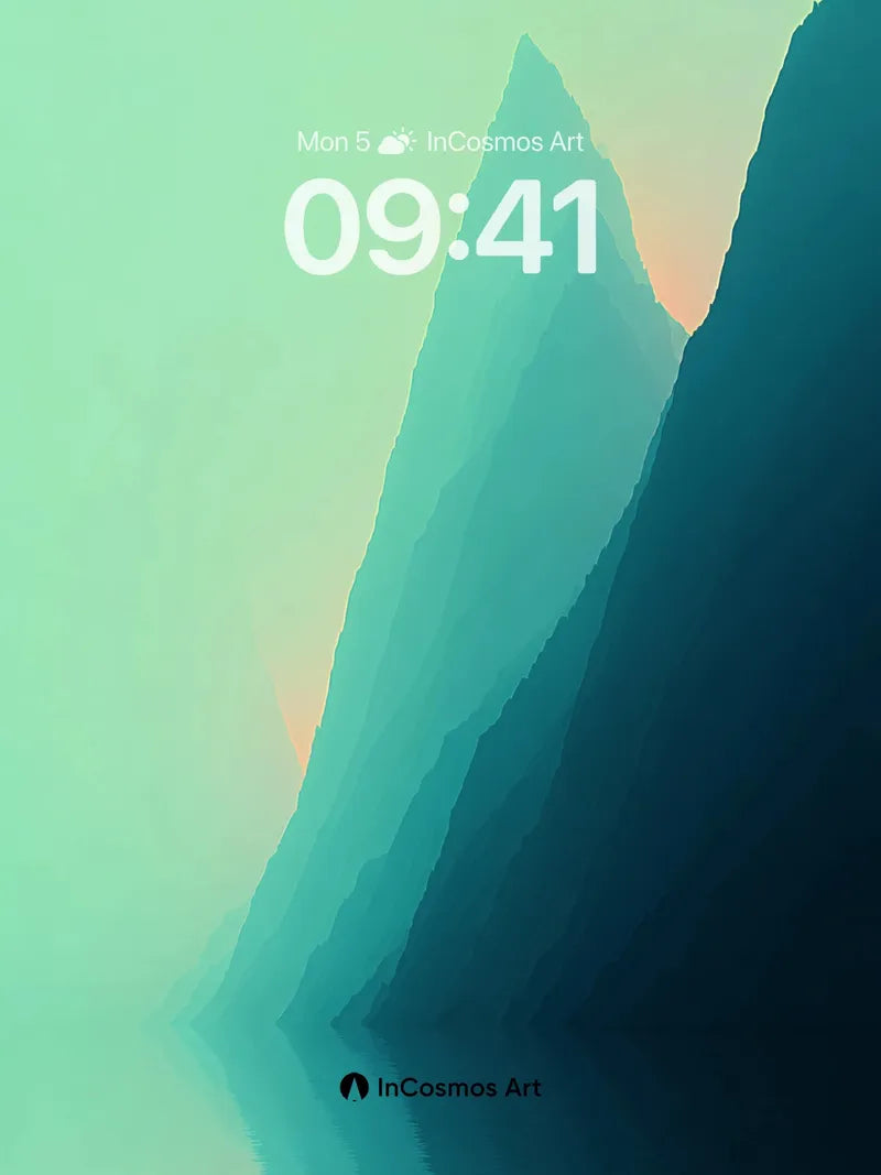 Serenity Peak Wallpaper with Ethereal Reflections