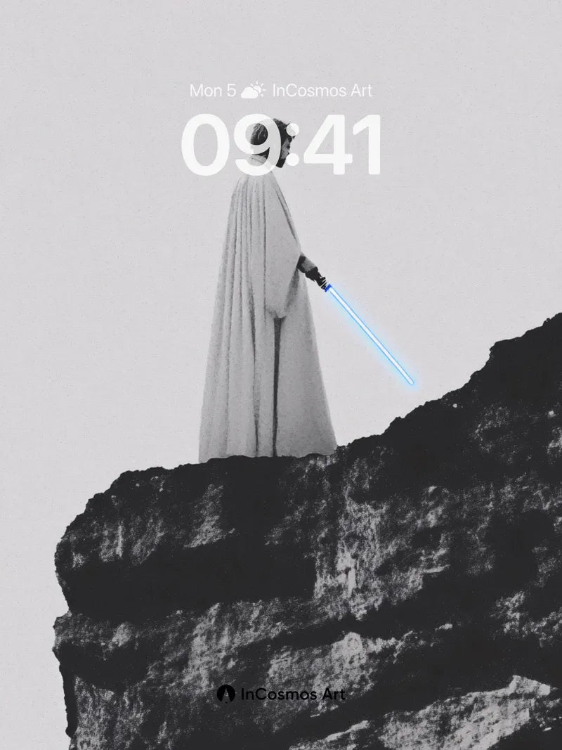 Serenity Edge Wallpaper with Blue Light