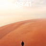 Solitary Horizon Wallpaper with Dune Light wallpaper for iPhone, iPad & Mac