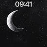 Silent Crescent Wallpaper with Starlit Veil wallpaper for iPhone, iPad & Mac