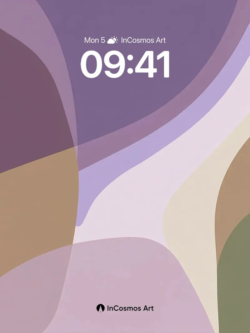 Serenity Flow Wallpaper with Soft Curves