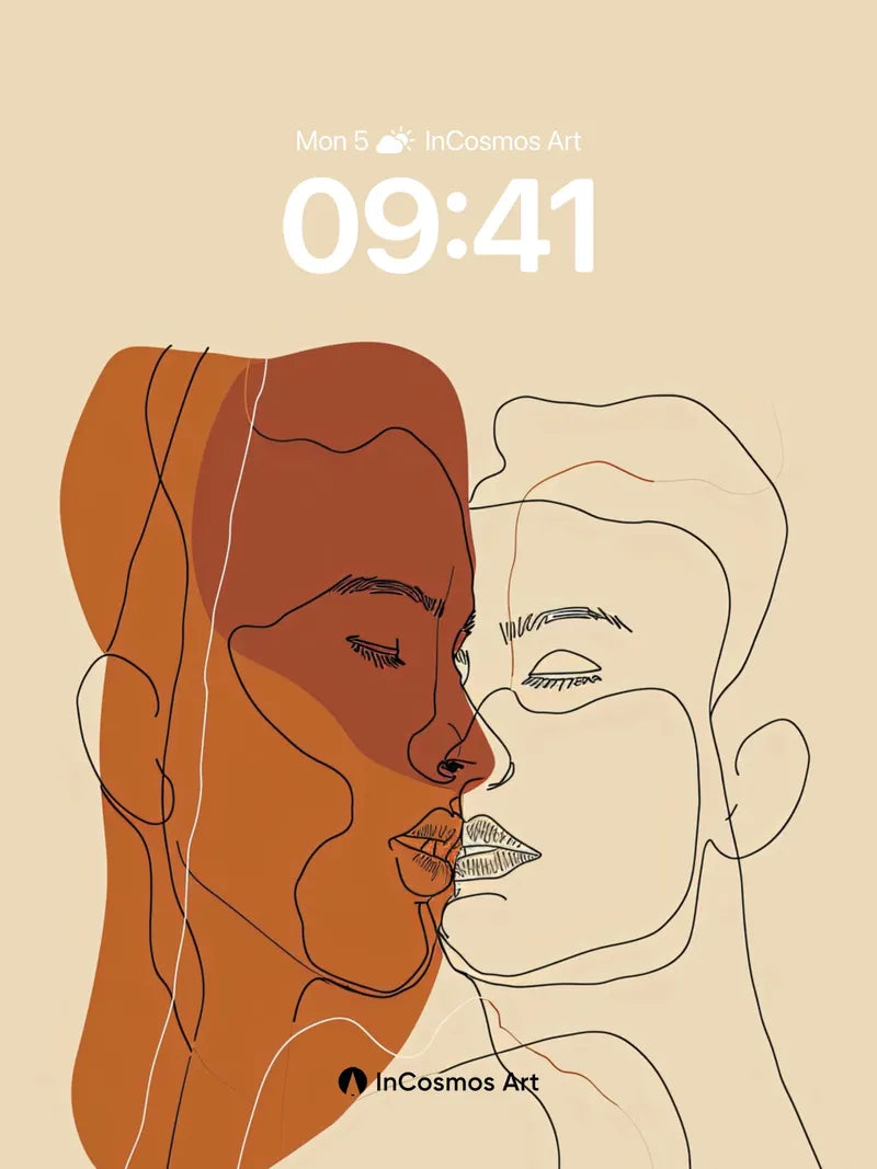 Whispering Lines Wallpaper with Dual Faces