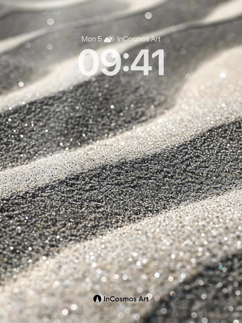 Sonic Sand Wallpaper with Light Whispers