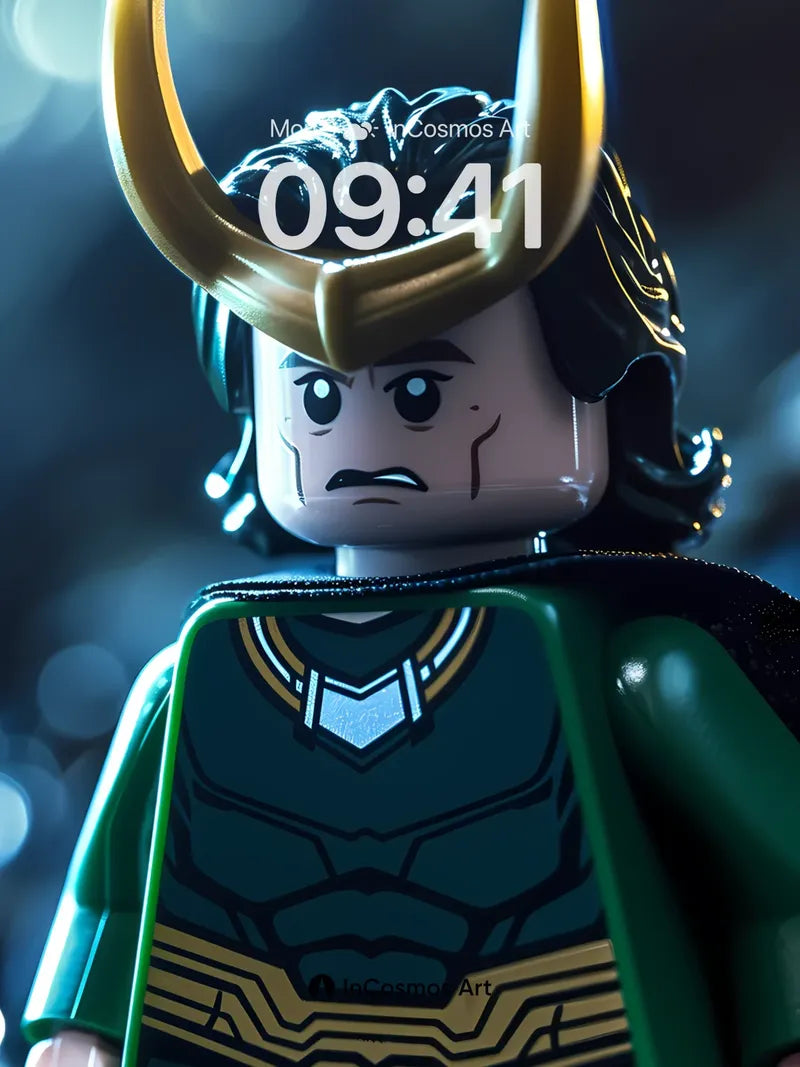 Shadowed Horns Wallpaper with Golden Light