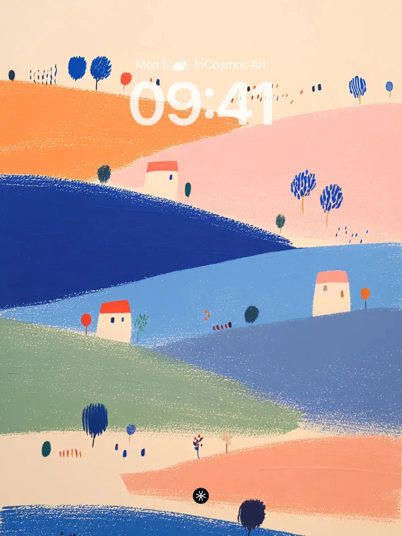 Pastel Hillside Daydream Wallpaper wallpaper for iPhone, iPad & Mac