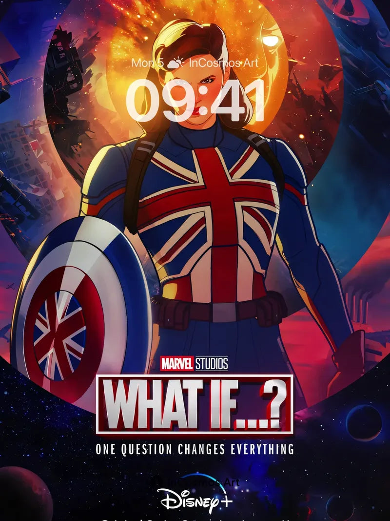Cosmic Shield Wallpaper with Union Jack Pulse wallpaper for iPhone, iPad & Mac