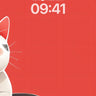 Blushing Whisker Wallpaper with Soft Red Hush wallpaper for iPhone, iPad & Mac